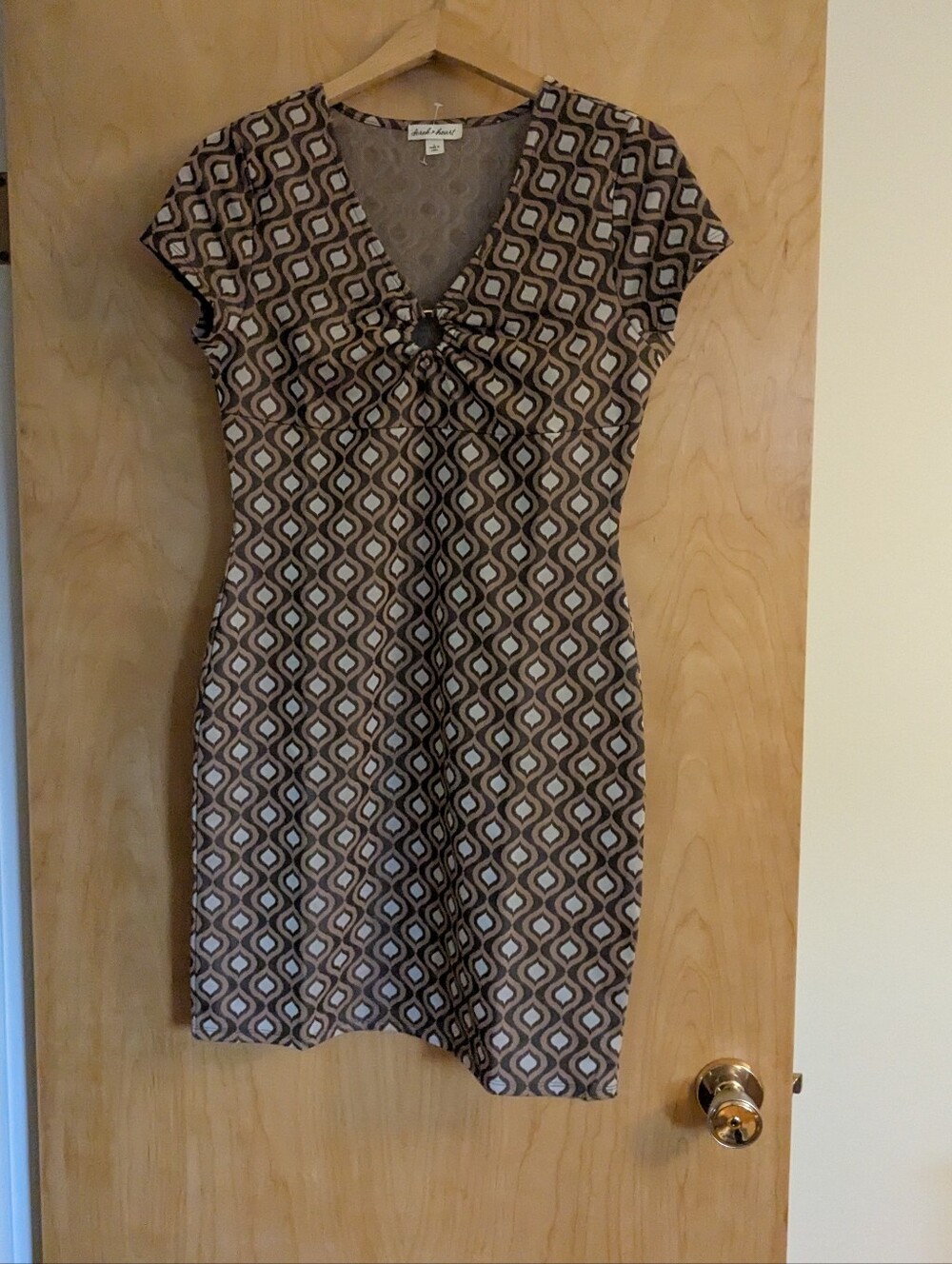 NWOT Sixties Style Dress Costume / Halloween Scooby Doo Era /Sexy With Peep Hole